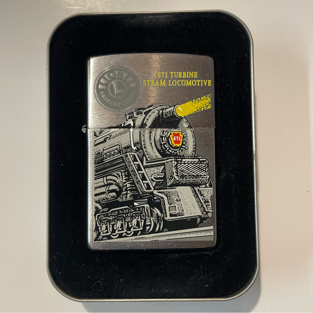 Zippo 671 Turbine Steam Locomotive Lighter Zippo 671 Turbine Steam Locomotive Lighter